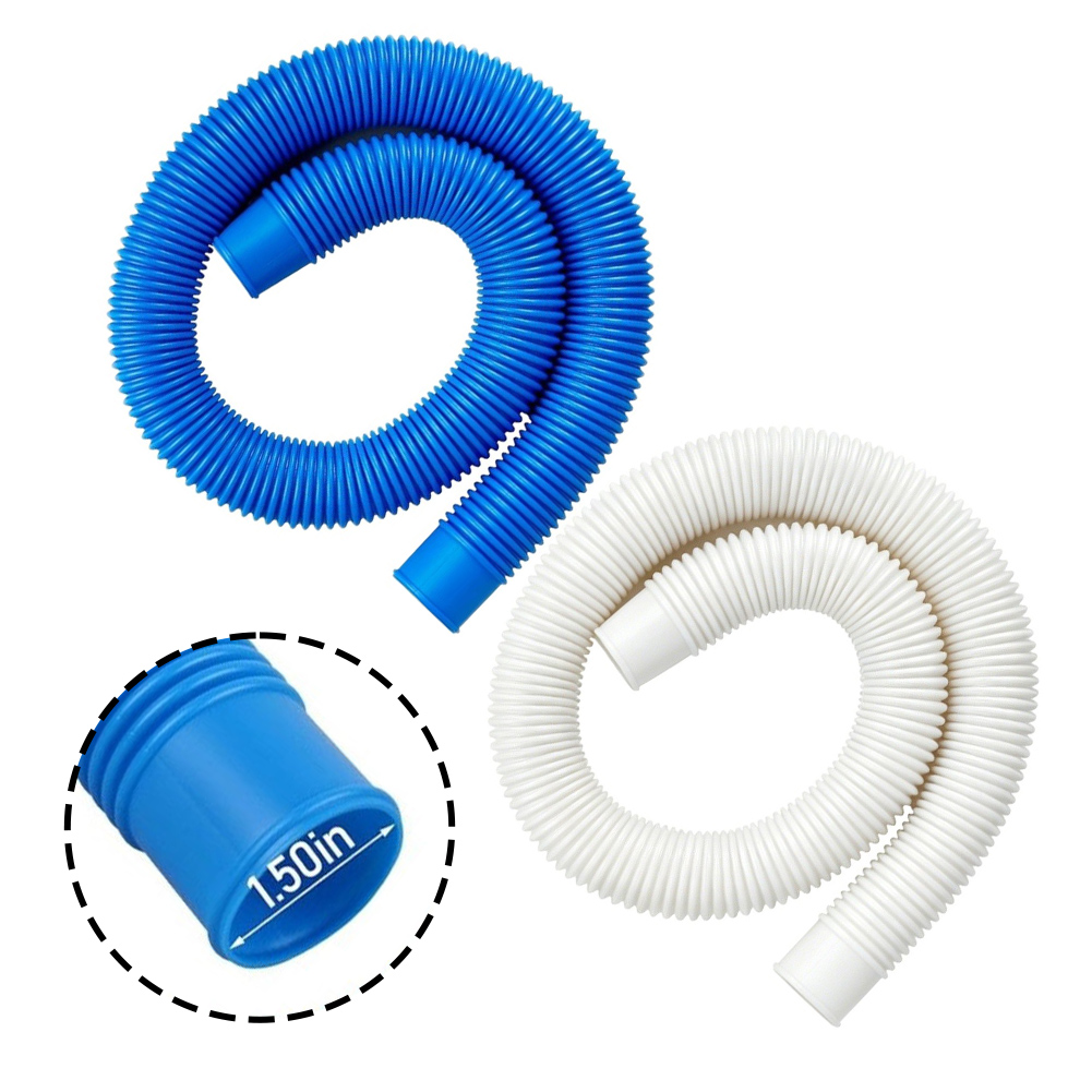 Flexible Hose Braided - 38 mm 1 m PE-Poolschlauch, auslaufsicher,
