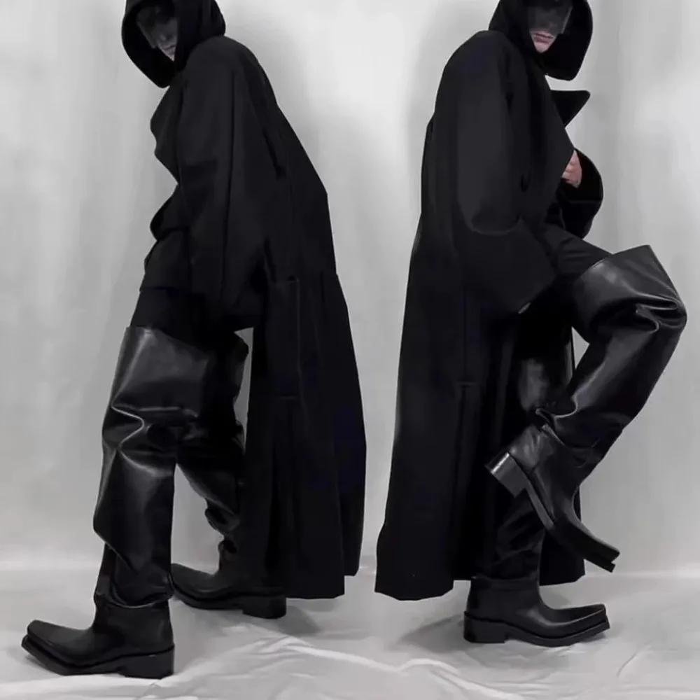 Pipe Bending Spring - Schwarze Reitstiefel für Damen und Herren,