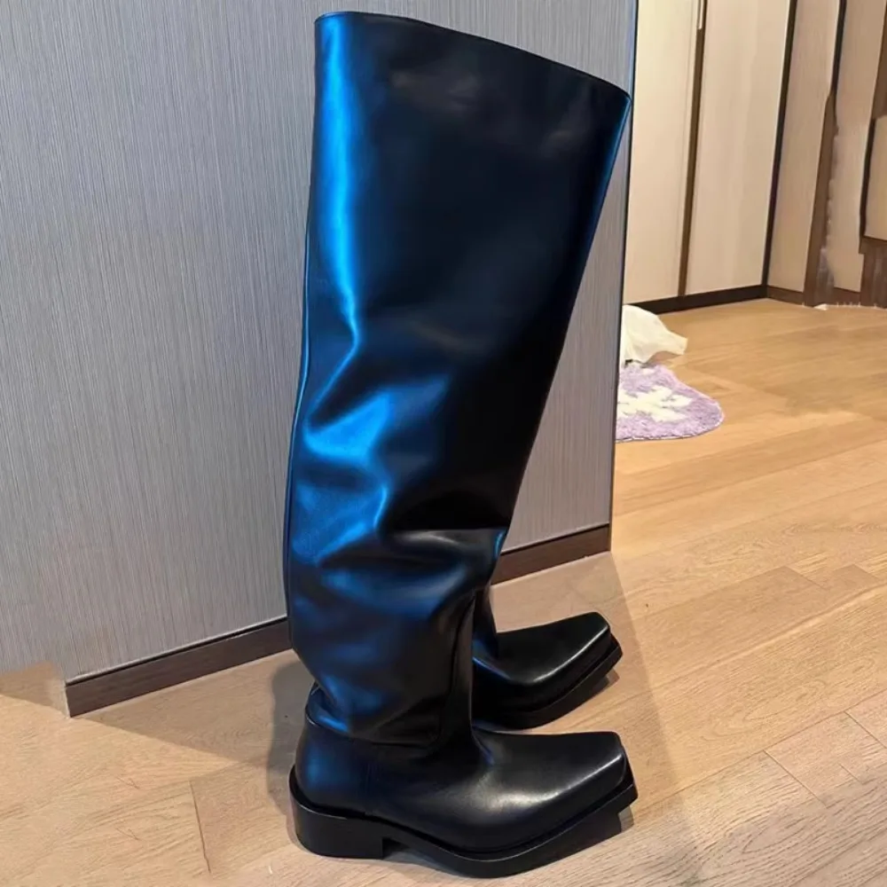 Schwarze Reitstiefel für Damen – Pipe Bending Spring Bewertung und Preis