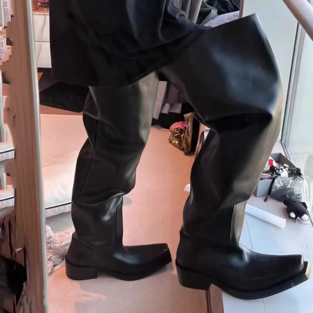 Schwarze Reitstiefel für Damen – Pipe Bending Spring Bewertung und Preis